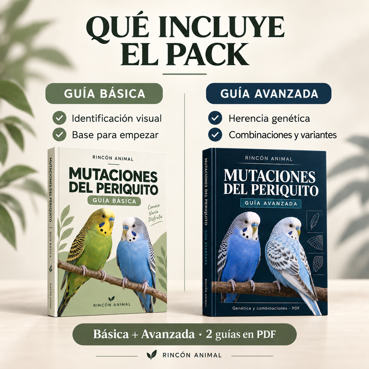 Pack de Mutaciones del Periquito: Guía Básica + Guía Avanzada (PDF)